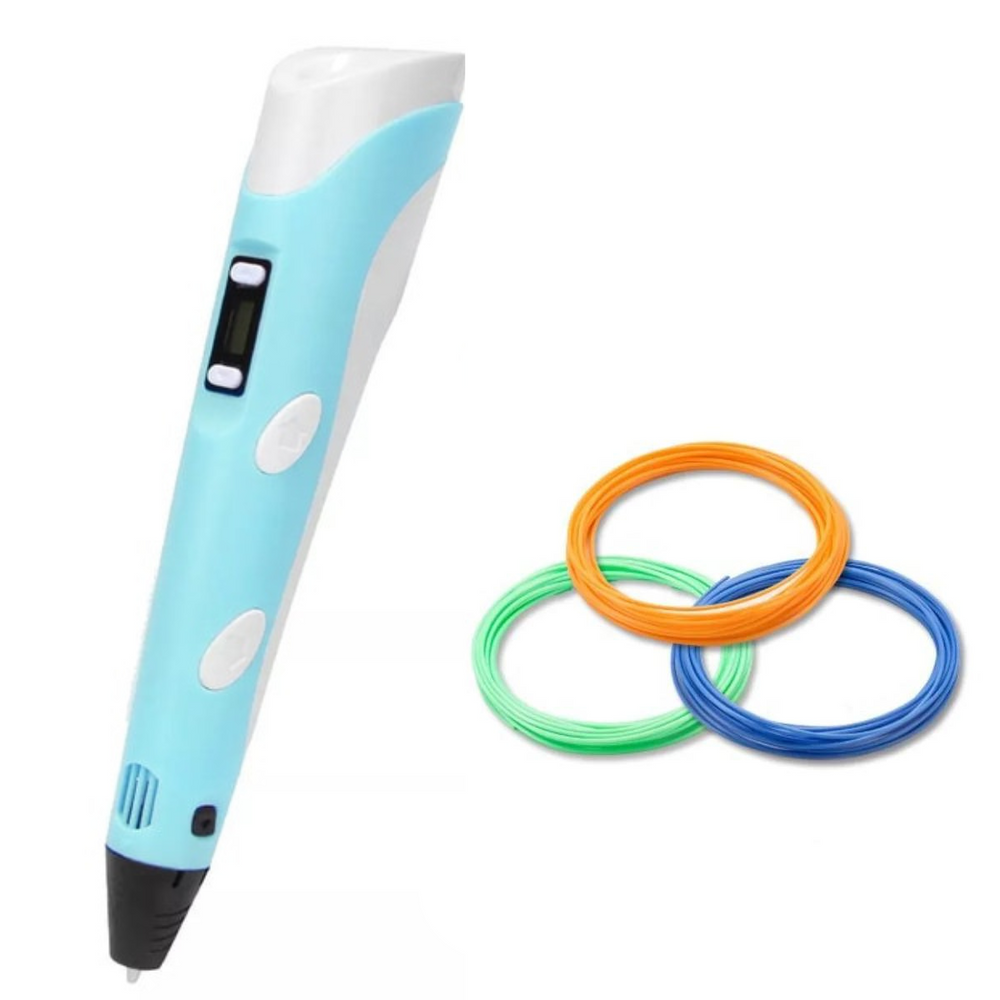 3D pen with adjustable speed and temperature – PLA and ABS filament | kids and adults