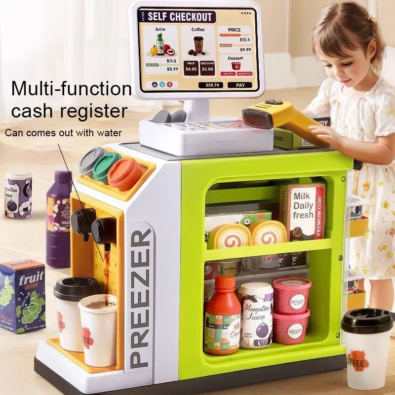 Kids toy till – teaches counting, money and role play | pretend shop toy