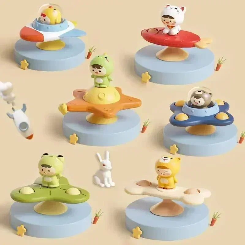 Suction cup spinner toy with strong suction grip – spinning fun, develops motor skills | baby toy