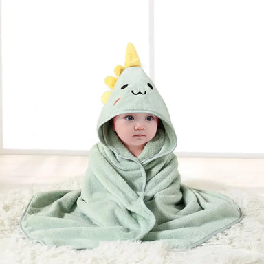Hooded baby bath towel – soft, absorbent, animal design | for babies & toddlers