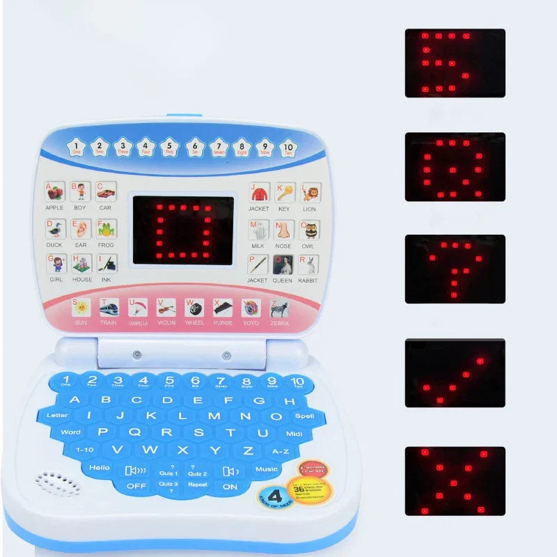 Kids' learning laptop with educational games – letters, numbers and words | reading toy
