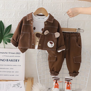 Kids' outfit set keeps little ones warm – soft cotton blend, easy to dress | 6 months–5 years