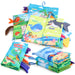 Fabric baby book with tags – sounds, cotton, 15x14 cm | sensory toy
