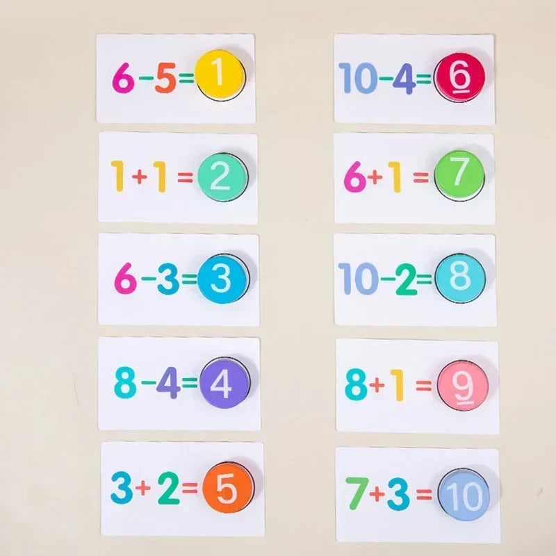 Educational maths game teaches counting – logical thinking, compact design | For kids