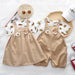 Kids' bear print outfit set – breathable, comfortable fit | boys & girls