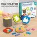 Wooden geometric puzzle blocks – shapes, colours, fine motor skills | Educational toy for kids