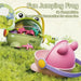 Jumping frog press toy boosts motor skills – no batteries needed | toddlers
