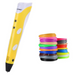 3D pen with adjustable speed and temperature – PLA and ABS filament | kids and adults