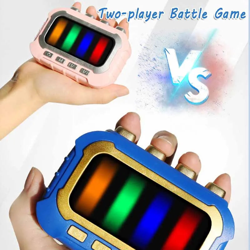 Reaction game boosts focus and reduces stress – LED lights, portable design | kids & adults