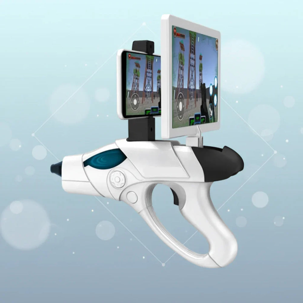 AR blaster with augmented reality gameplay – Bluetooth, multiplayer fun | smartphone toy gun