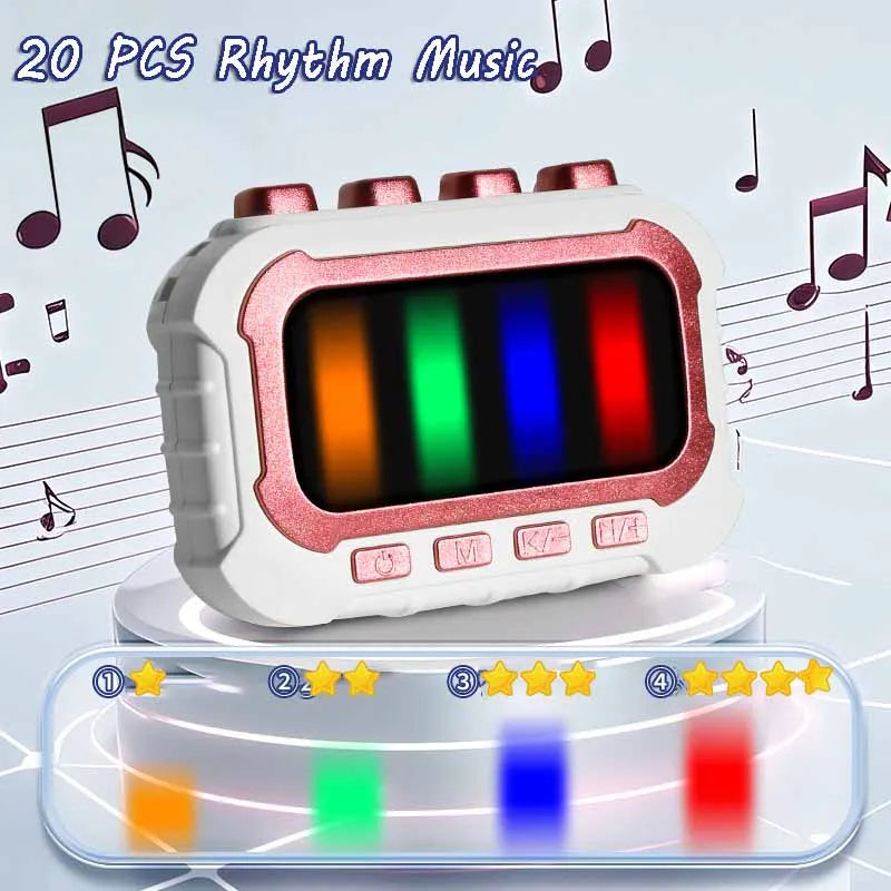 Reaction game boosts focus and reduces stress – LED lights, portable design | kids & adults