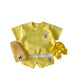Summer set with T-shirt and shorts – breathable cotton, unisex design | boys & girls
