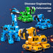 Transforming dino toy car – auto-transforms, durable plastic | kids' play vehicle