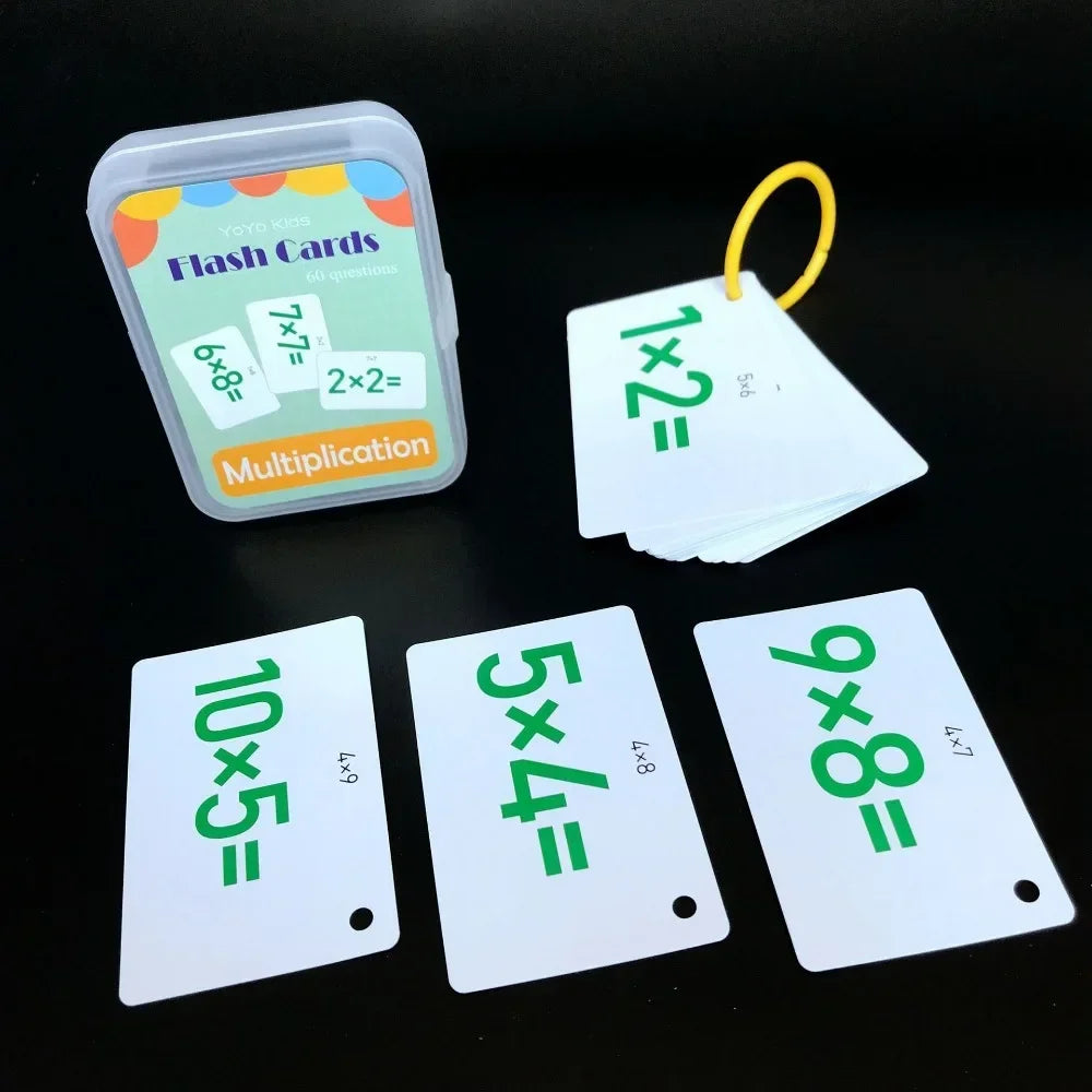 Maths flashcards for mental arithmetic – addition, subtraction, confidence | kids