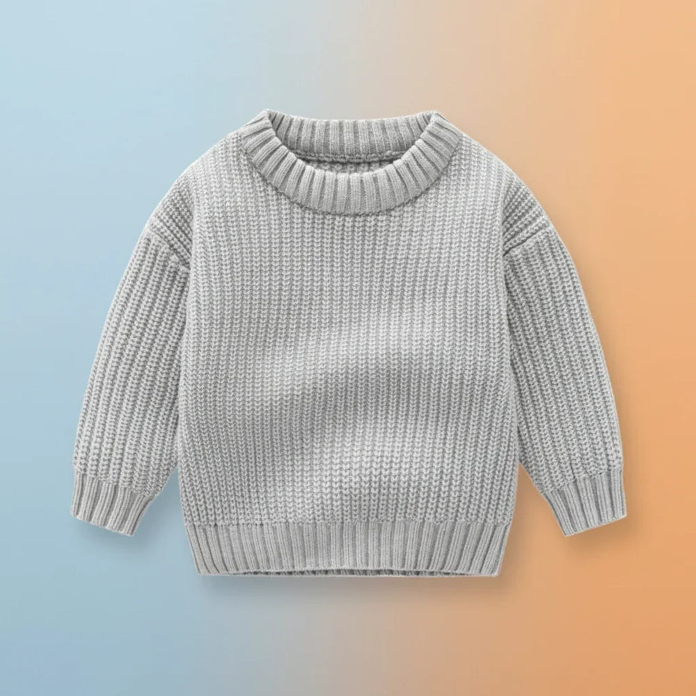 Knitted jumper for warmth and comfort – soft, easy to put on | baby & toddler