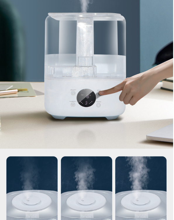 Smart humidifier with app control – 5-litre tank, essential oil tray | for home or nursery