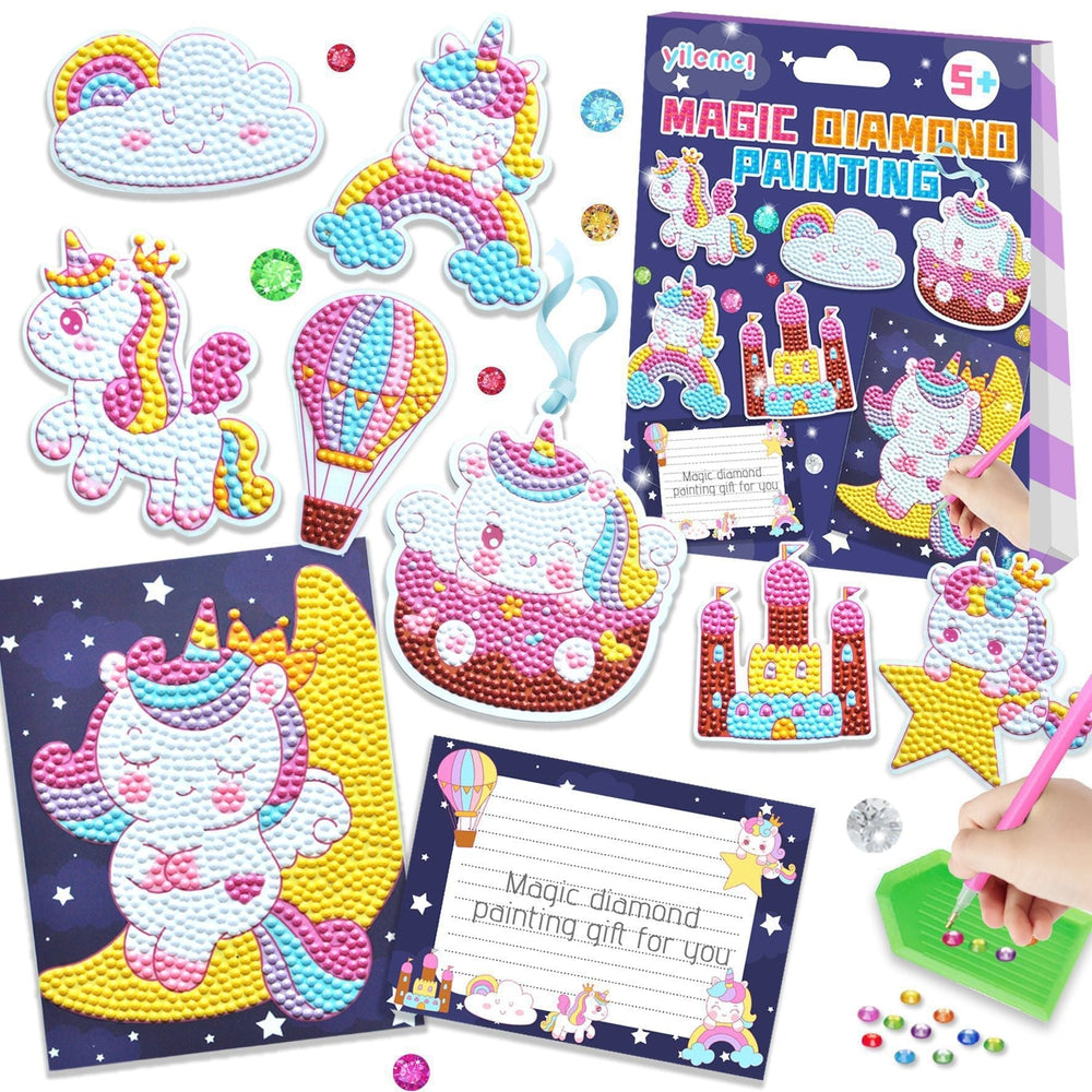 Diamond painting set sparks creativity – fine motor skills & focus | Craft toy for kids