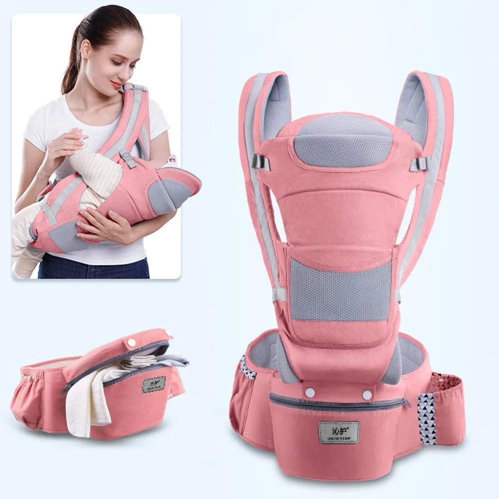 Baby carrier – ergonomic, adjustable & breathable cotton | Up to 4 years