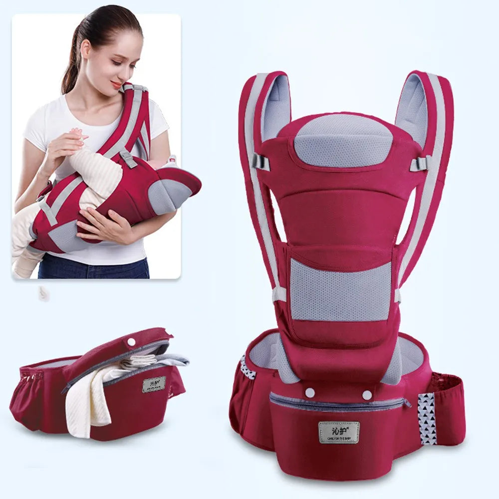 Baby carrier – ergonomic, adjustable & breathable cotton | Up to 4 years