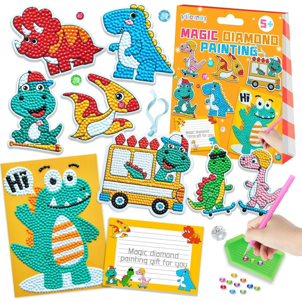 Diamond painting set sparks creativity – fine motor skills & focus | Craft toy for kids