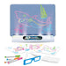 3D LED drawing board with magical light effects – creative, reusable, educational | for kids