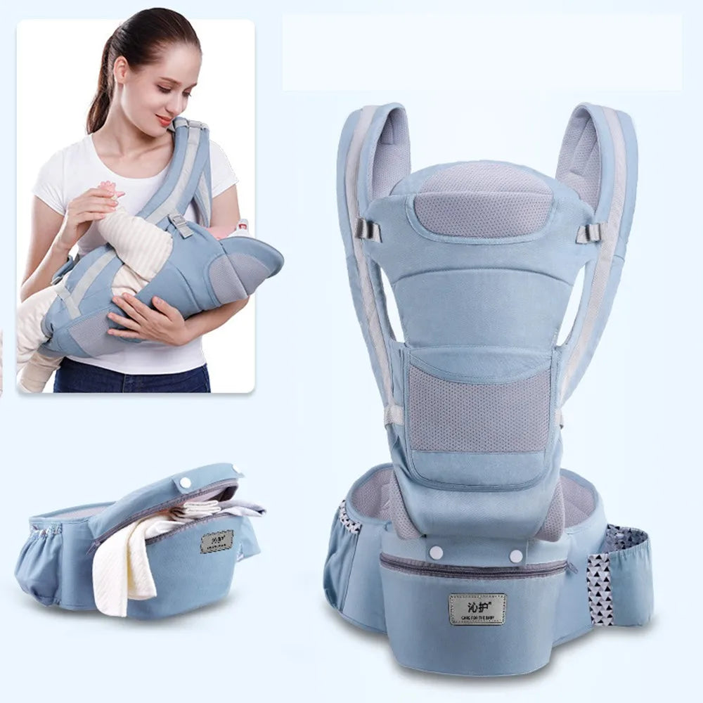 Baby carrier – ergonomic, adjustable & breathable cotton | Up to 4 years