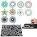 Spiral drawing set with gears creates unique patterns – 22 accessories, creative play | Kids 6+