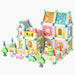 Wooden castle building set – sturdy blocks, montessori-inspired play | kids 3+