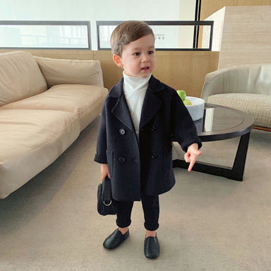 Boys' winter coat – warm lining, stylish design | Ages 2–8