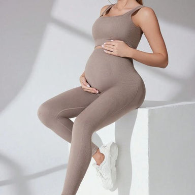 Maternity leggings with high bump band – soft support, flat seams | pregnancy