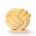 Weighted knot pillow with hand openings – soft plush, two sizes, hand wash | cuddle cushion