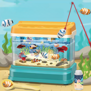 Magnetic fishing game with sound – lights, motor skills boost | kids 4+