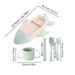 Children's eating set with vehicle-shaped tray – BPA-free, dishwasher-safe | toddler mealtime
