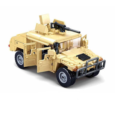 Military truck building set with 265 pieces – sturdy ABS bricks, creative play | kids