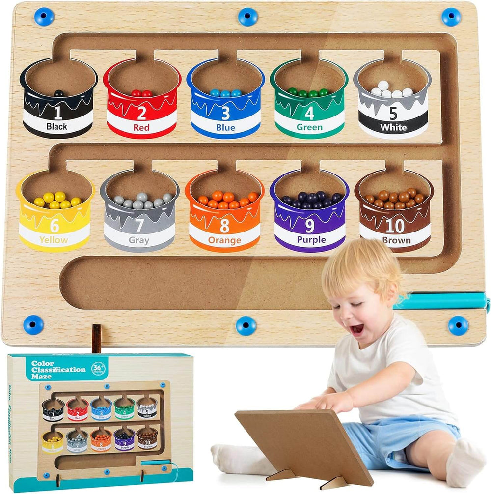 Magnetic learning board builds colour and counting skills – Montessori-inspired | Toddlers