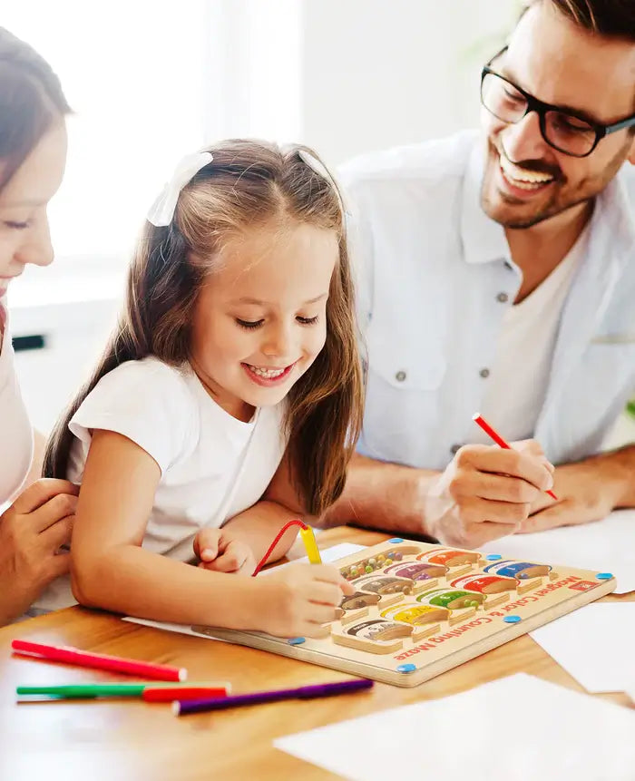 Magnetic learning board builds colour and counting skills – Montessori-inspired | Toddlers