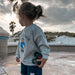 2-piece top & trousers set in soft cotton – breathable, stretchy, cute city design | baby outfit
