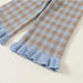 3-piece checked outfit – top, trousers & cardigan | girls' sets