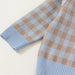 3-piece checked outfit – top, trousers & cardigan | girls' sets