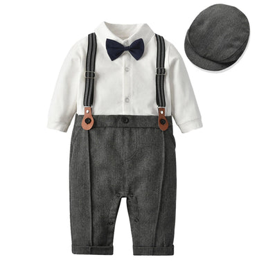 Boys' vintage 5-piece outfit set – shirt, waistcoat, bow tie | smart occasions