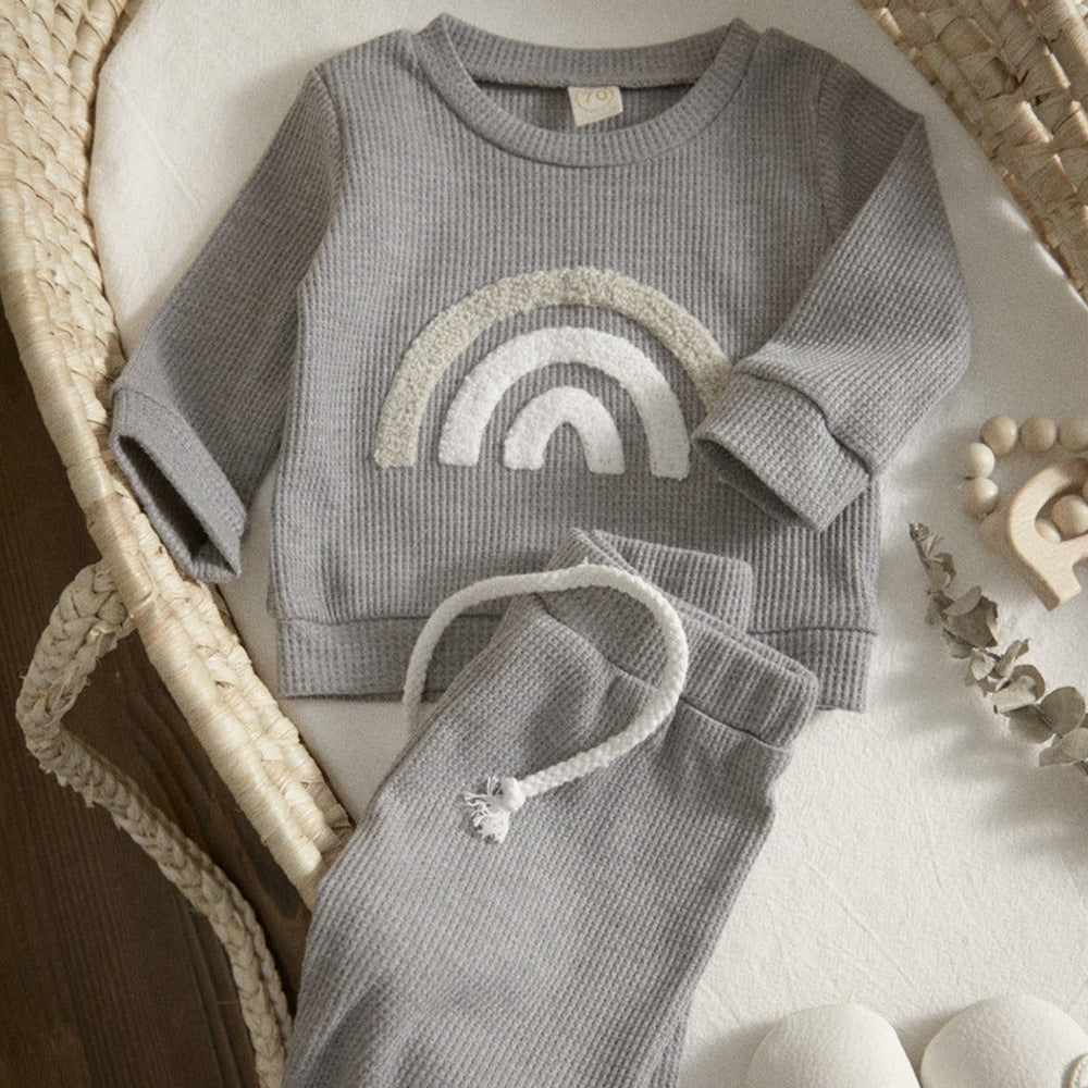 100% organic cotton baby set – soft, breathable | unisex 2-piece outfit