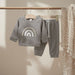 100% organic cotton baby set – soft, breathable | unisex 2-piece outfit