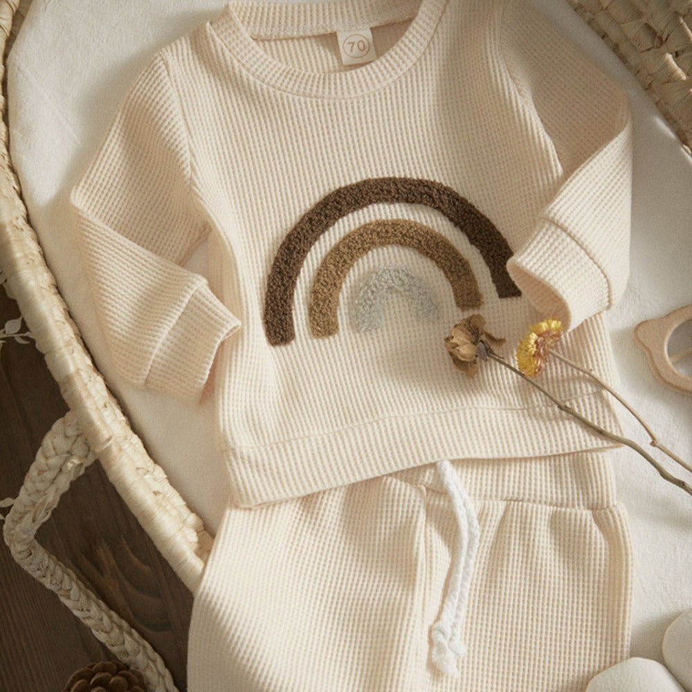 100% organic cotton baby set – soft, breathable | unisex 2-piece outfit