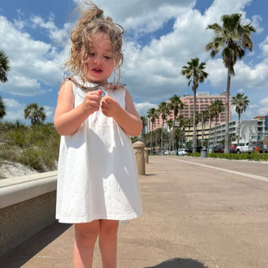 Organic cotton dress with elegant a-line fit – soft, lightweight, timeless style | girls