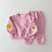 Cotton 2-piece set with daisy print – soft, breathable, elastic waistband | Baby & toddler outfit