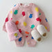 Fleece-lined tracksuit set – soft cotton blend, gummy bear print | baby & toddler outfit