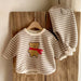 Baby & toddler 2-piece bear set in organic cotton – soft, breathable, elastic waistband | unisex