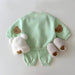 Bear sleeve jumper & joggers set – organic cotton, elastic waist | Baby & toddler