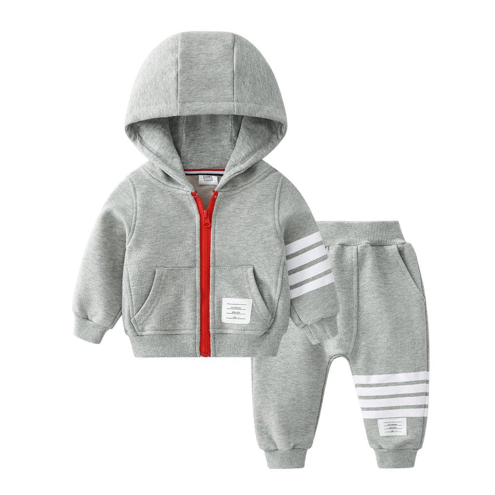 Boys 2-piece tracksuit set – full-zip hoodie & joggers | toddler outfit