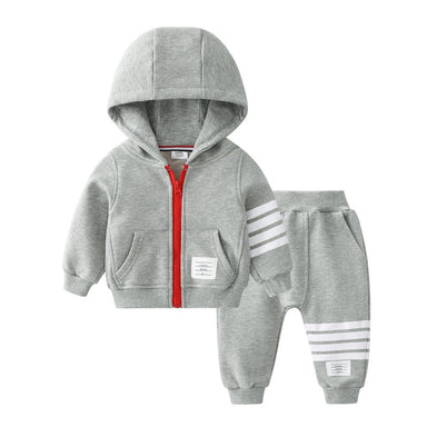 Boys 2-piece tracksuit set – full-zip hoodie & joggers | toddler outfit